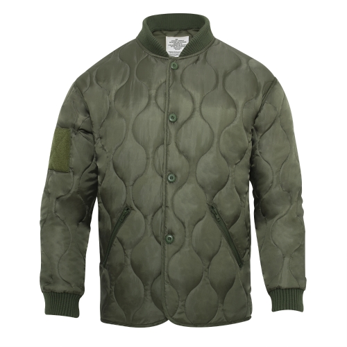 Quilted Woobie Jacket - Olive Drab