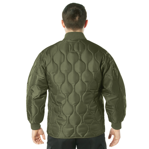 Quilted Woobie Jacket - Olive Drab