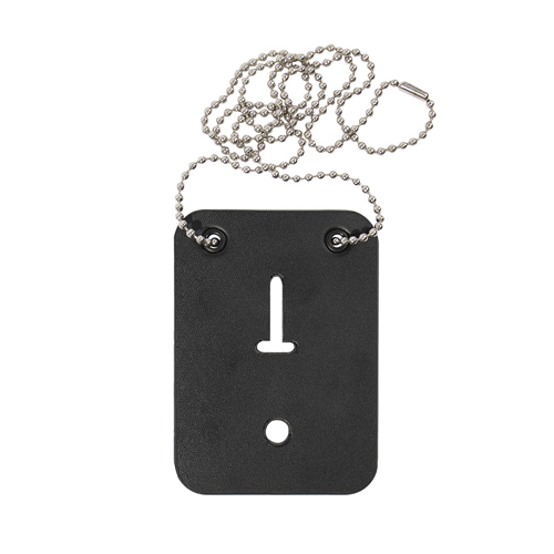 Low Profile Leather Badge Holder
