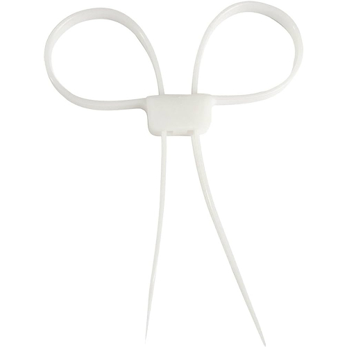 EZ Cuff Double-D 10PK Loop Disposable Plastic Restraints