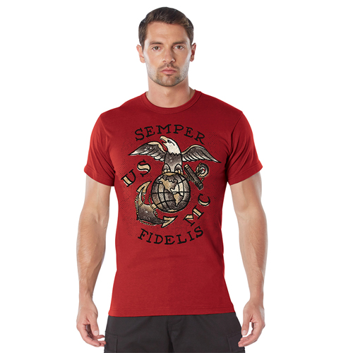 USMC Semper Fidelis Military T-Shirt