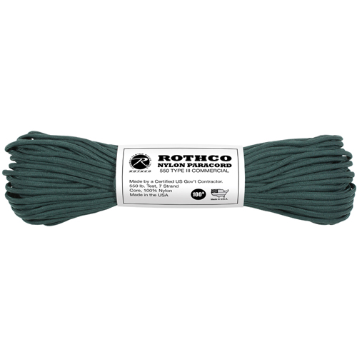 Nylon Paracord Type III 550 LB 100 Feet