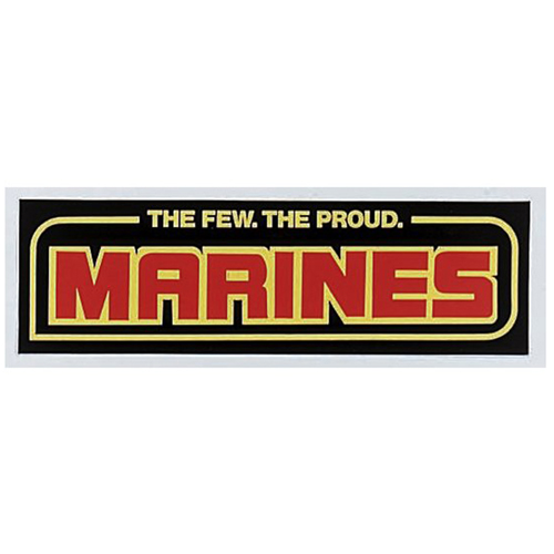 The Few The Proud Bumper Sticker