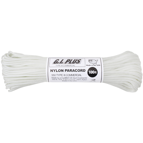 Nylon Paracord Type III 550 LB 100 Feet