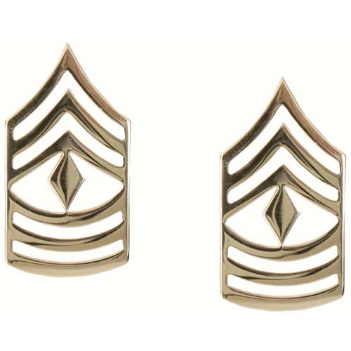 First Sergeant Polished Insignia