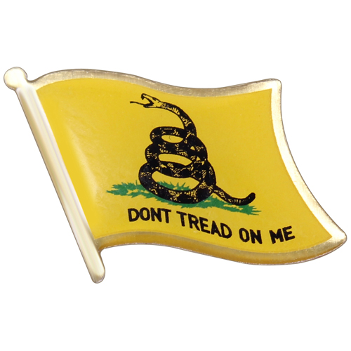 Don't Tread On Me Flag Pin