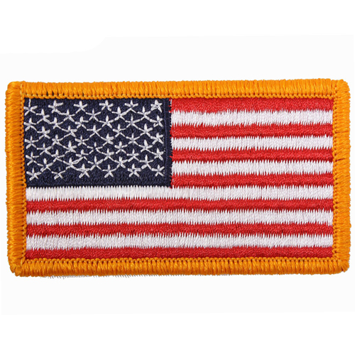 Iron On  Sew On Embroidered US Normal Flag Patch