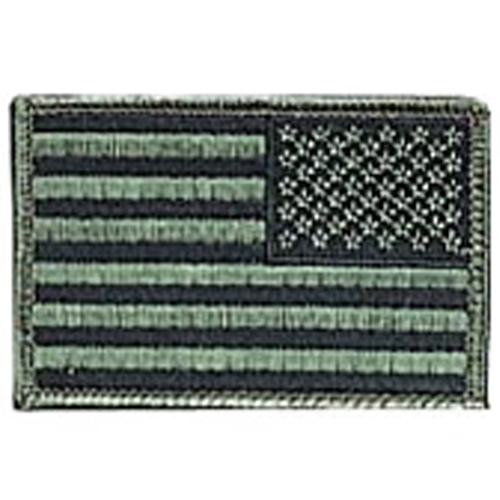 Iron On  Sew On Embroidered US Reverse Flag Patch