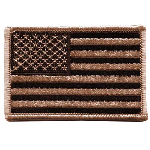 Iron On  Sew On Embroidered US Normal Flag Patch