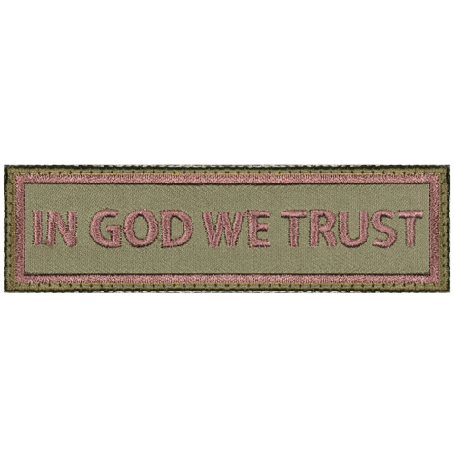 Ultra Force In God We Trust Morale Patch