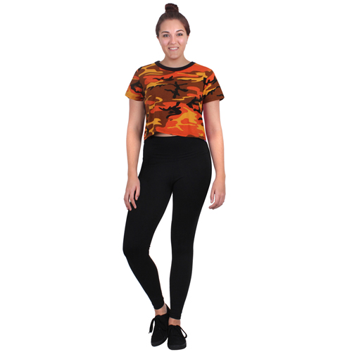 Ultra Force Womens Camo Crop Top