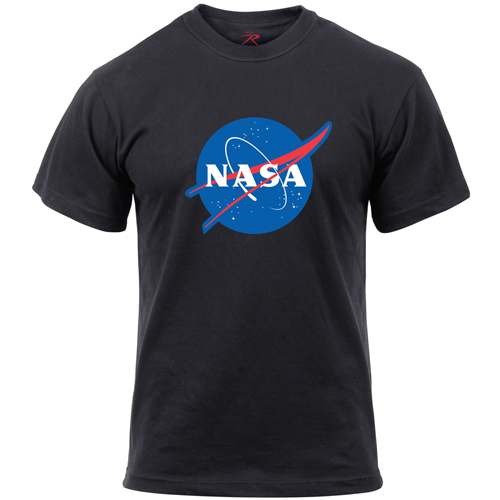 NASA Meatball Logo T-Shirt - Black