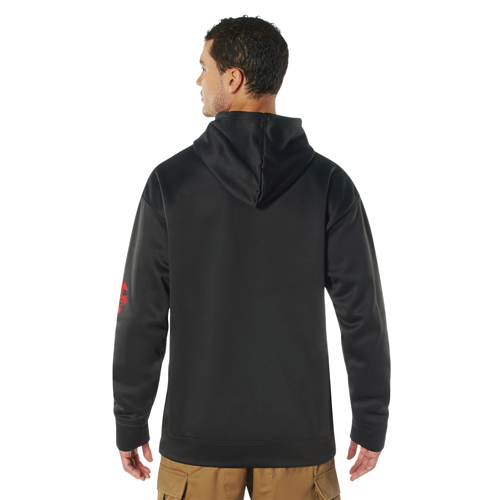 Mens Marines Military Embroidered Pullover Hoodies