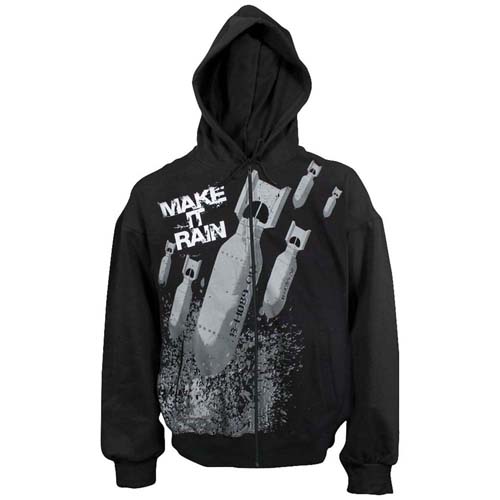 Make It Rain LightWeight Zipper Hoodie