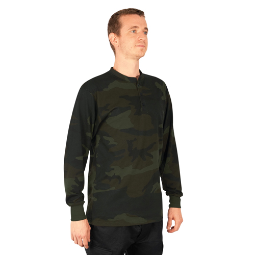 Long Sleeve Henley T-Shirt