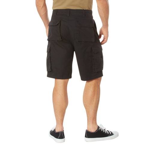 Vintage Solid Paratrooper Cargo Short