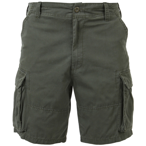 Vintage Solid Paratrooper Cargo Short