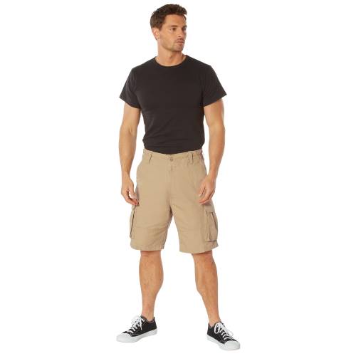 Vintage Solid Paratrooper Cargo Short