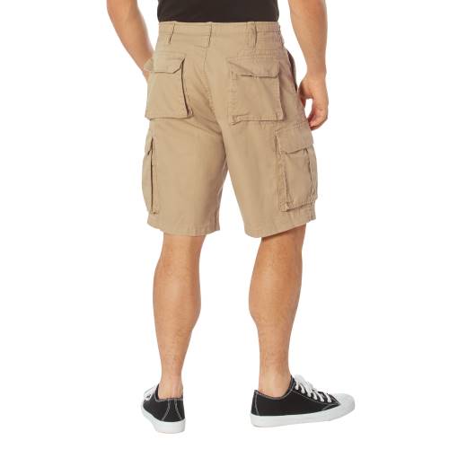 Vintage Solid Paratrooper Cargo Short