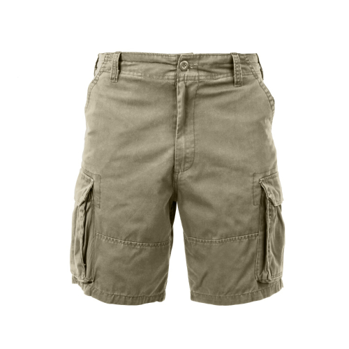 Vintage Solid Paratrooper Cargo Short