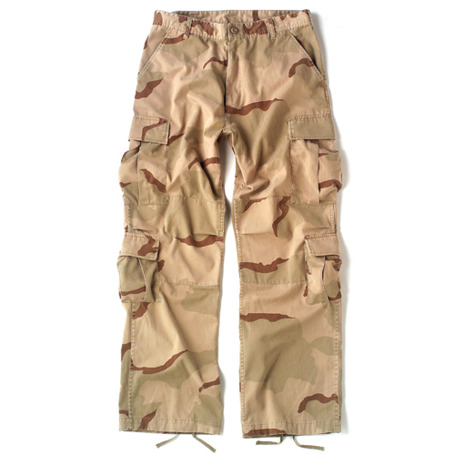 Vintage Camo Paratrooper Fatigue Pants