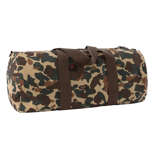 Camo Canvas Duffle Bag