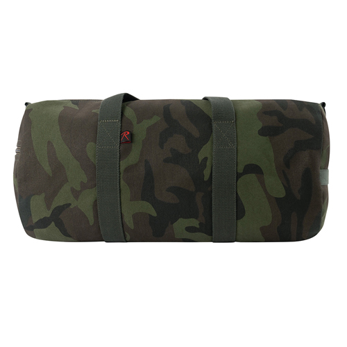 Camo Canvas Duffle Bag