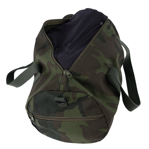 Camo Canvas Duffle Bag