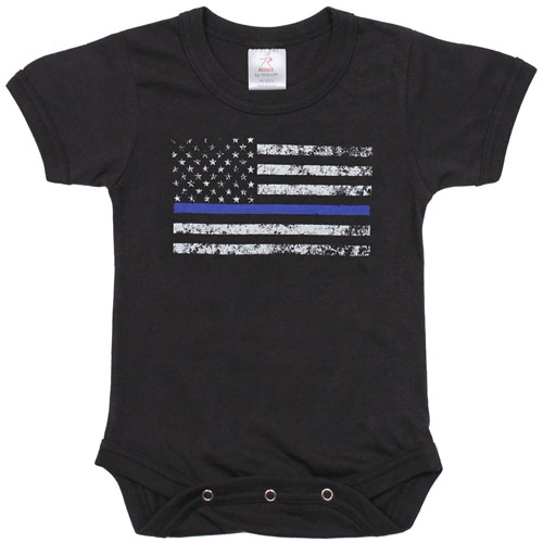 Ultra Force Infant Thin Blue Line One-Piece Bodysuit
