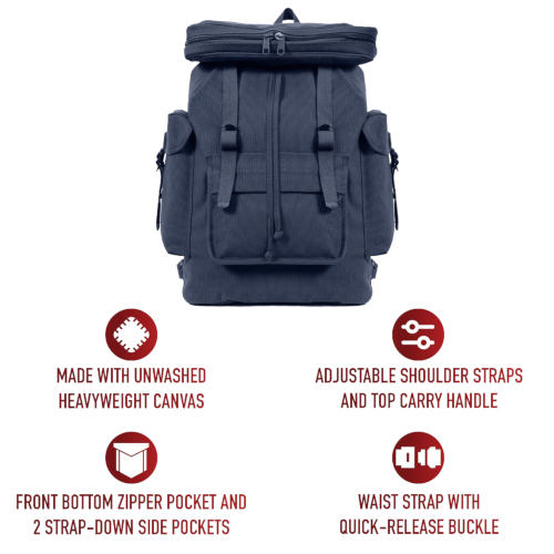 Canvas European Style Rucksack