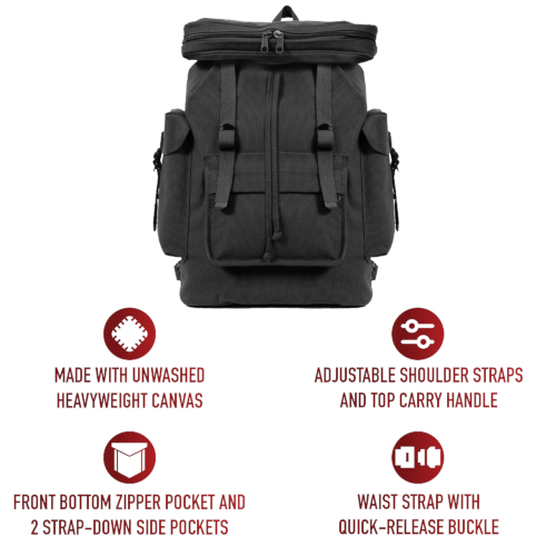 Canvas European Style Rucksack