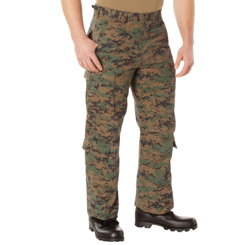 Vintage Camo Paratrooper Fatigue Pants