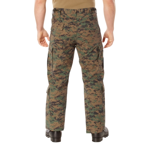 Vintage Camo Paratrooper Fatigue Pants