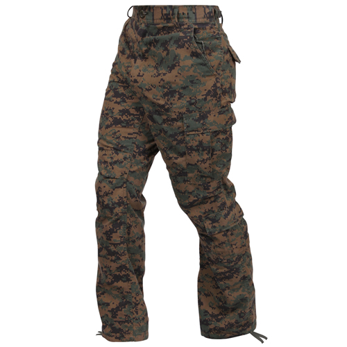 Vintage Camo Paratrooper Fatigue Pants