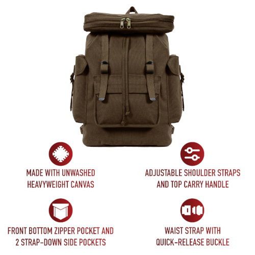 Canvas European Style Rucksack