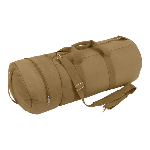 Canvas Double-Ender Sports Bag - Coyote Brown
