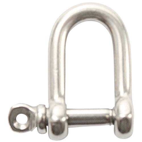 Straight D Shackle With Screw Pin