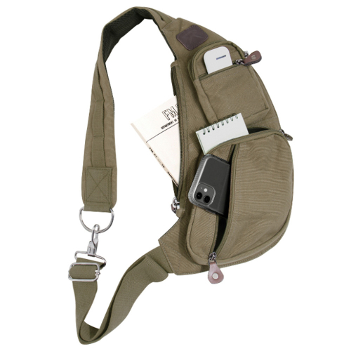Ultra Force Crossbody Canvas Sling Bag