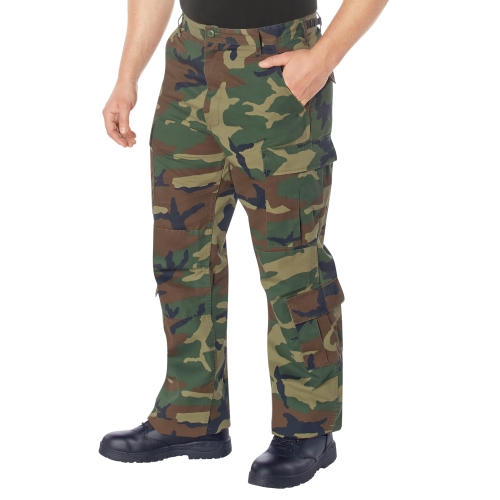 Vintage Camo Paratrooper Fatigue Pants