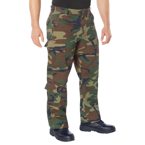 Vintage Camo Paratrooper Fatigue Pants