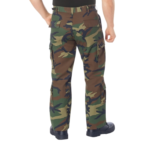 Vintage Camo Paratrooper Fatigue Pants