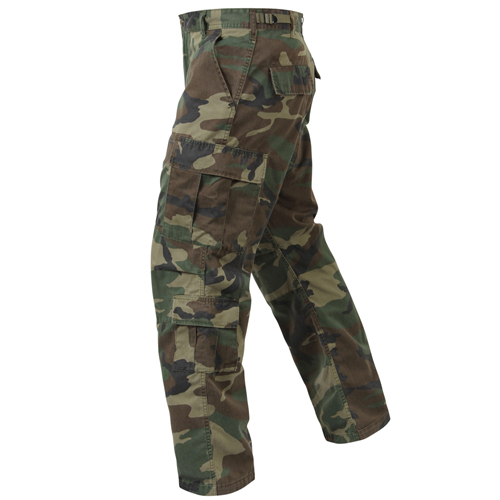 Vintage Camo Paratrooper Fatigue Pants