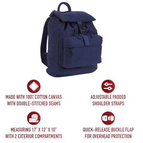 Water Resistant Canvas Daypack