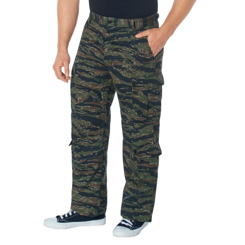 Vintage Camo Paratrooper Fatigue Pants