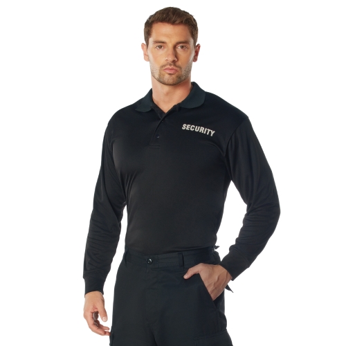 Ultra Force Moisture Wicking Long Sleeve Security Polo T-Shirt