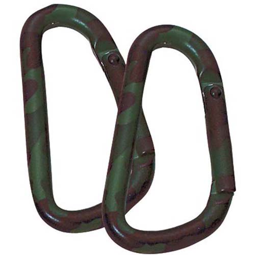 Woodland Camo 60Mm Carabiner