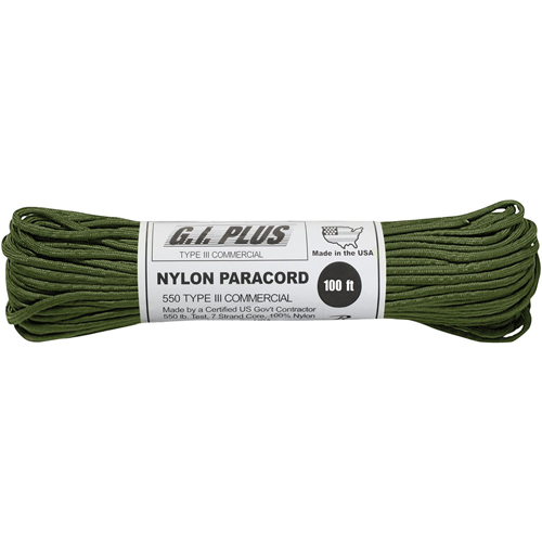 Nylon Paracord Type III 550 LB 100 Feet