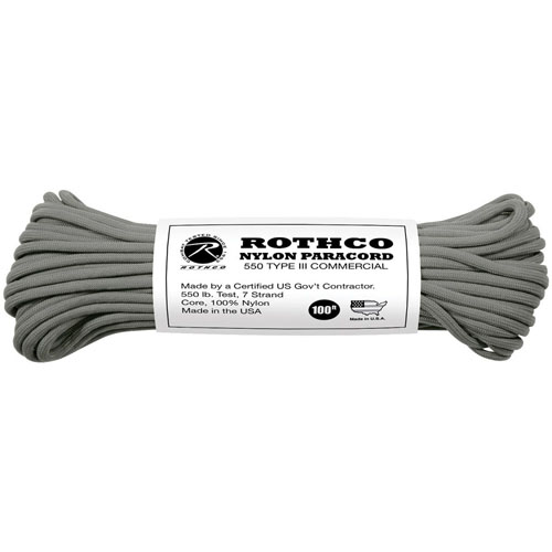 Nylon Paracord Type III 550 LB 100 Feet