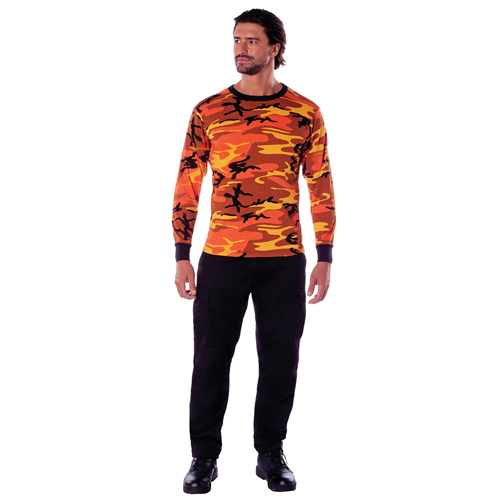 Ultra Force Mens Long Sleeve Camo T-Shirt