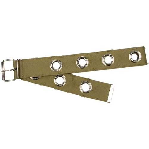 Vintage Distressed Grommet Belt